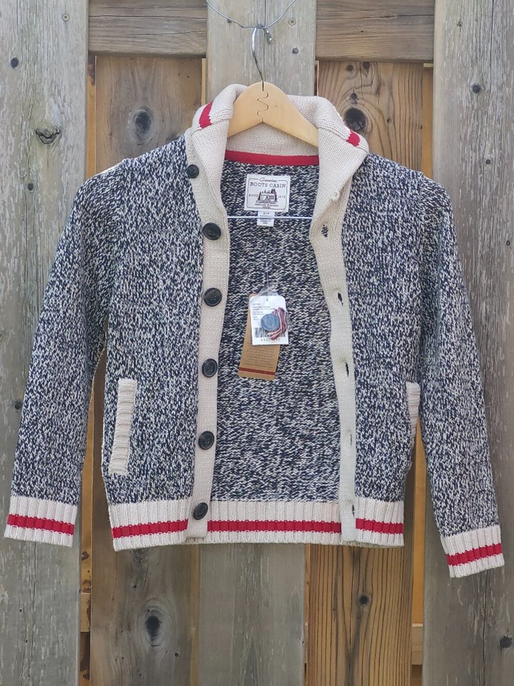 CUTE Kids Roots Cabin Collection Cardigan Kids Size Small BNWT